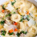 Creamy Sausage Tortellini Soup