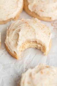 Eggnog Cookies with Eggnog Buttercream