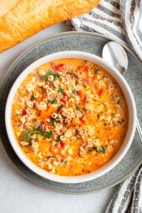 Creamy Italian Sausage Pasta Soup