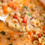 Creamy Italian Sausage Pasta Soup