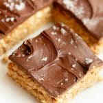 No Bake Peanut Butter Oatmeal Bars