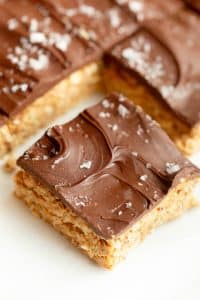 No Bake Peanut Butter Oatmeal Bars