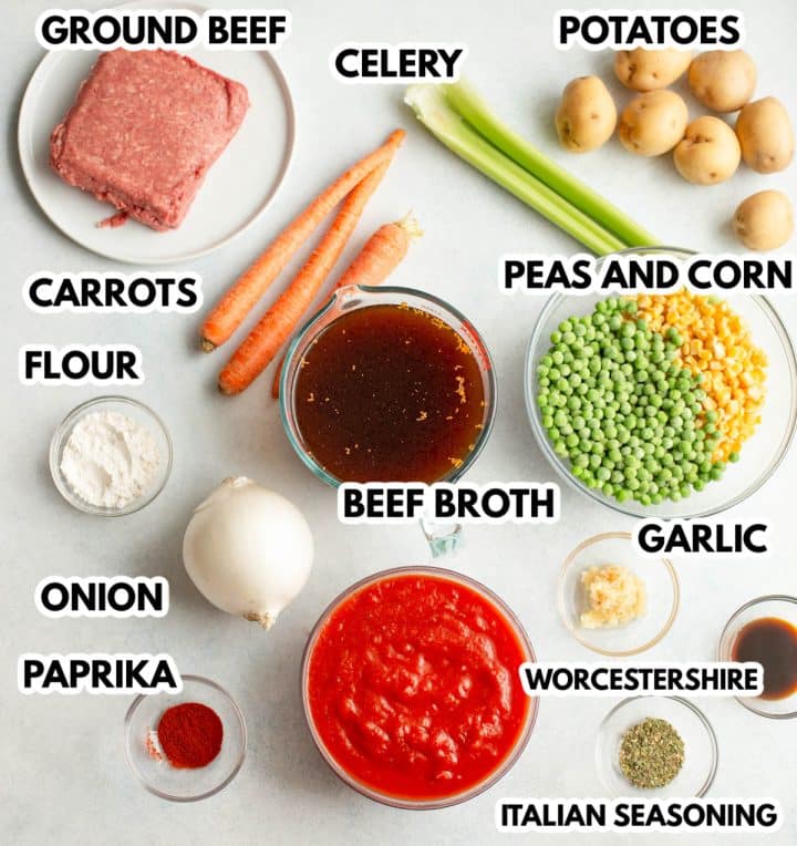 Slow Cooker Ground Beef and Vegetable Soup | Greens & Chocolate