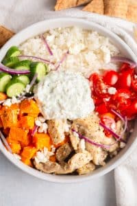 Chicken Gyro Bowls