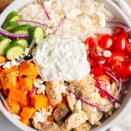 Chicken Gyro Bowls