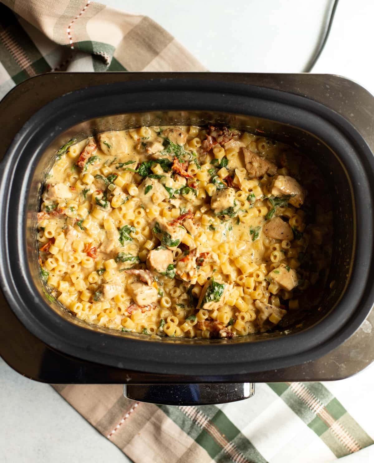Crockpot Marry Me Chicken Pasta Step by Step