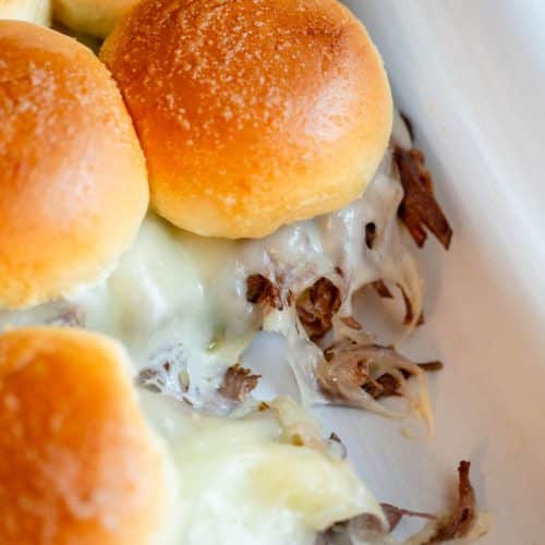 Slow Cooker French Dip Sliders