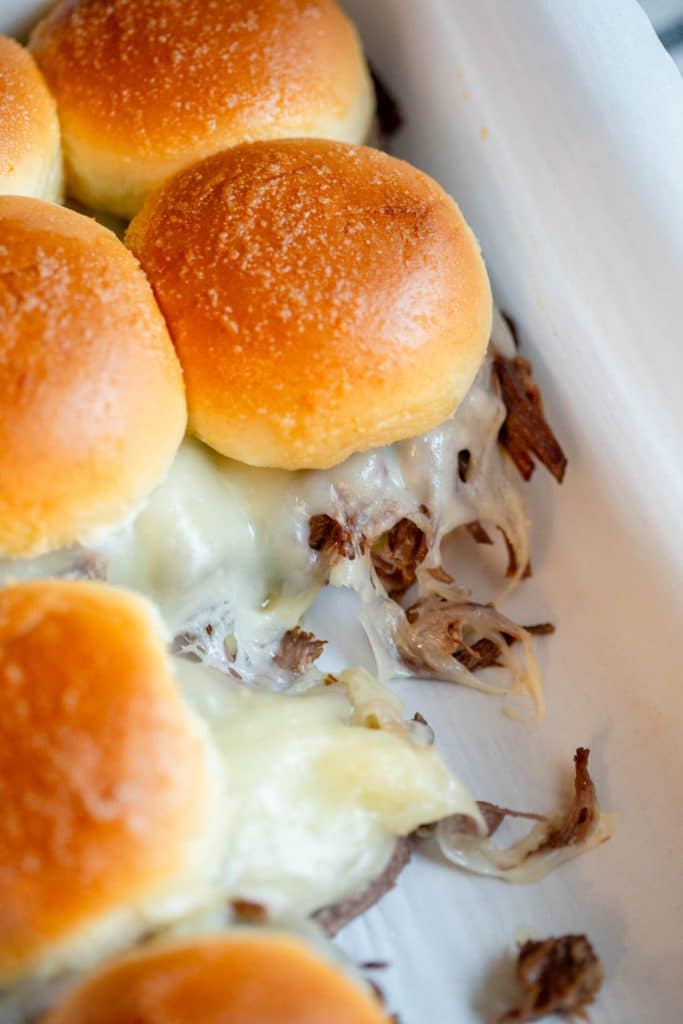 Slow Cooker French Dip Sliders