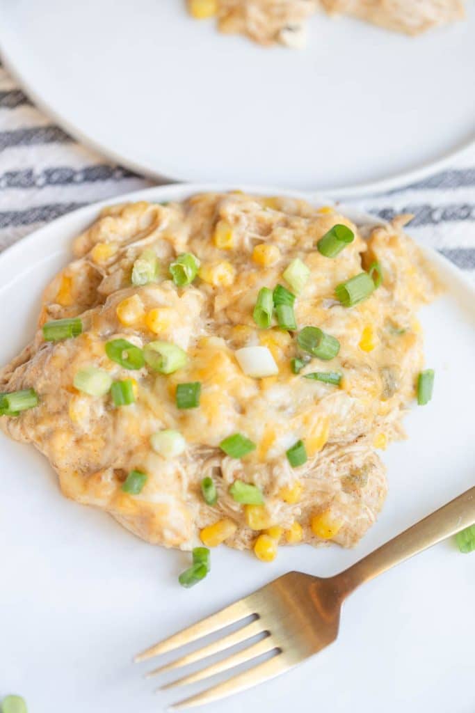Crock Pot Chicken Enchilada Casserole