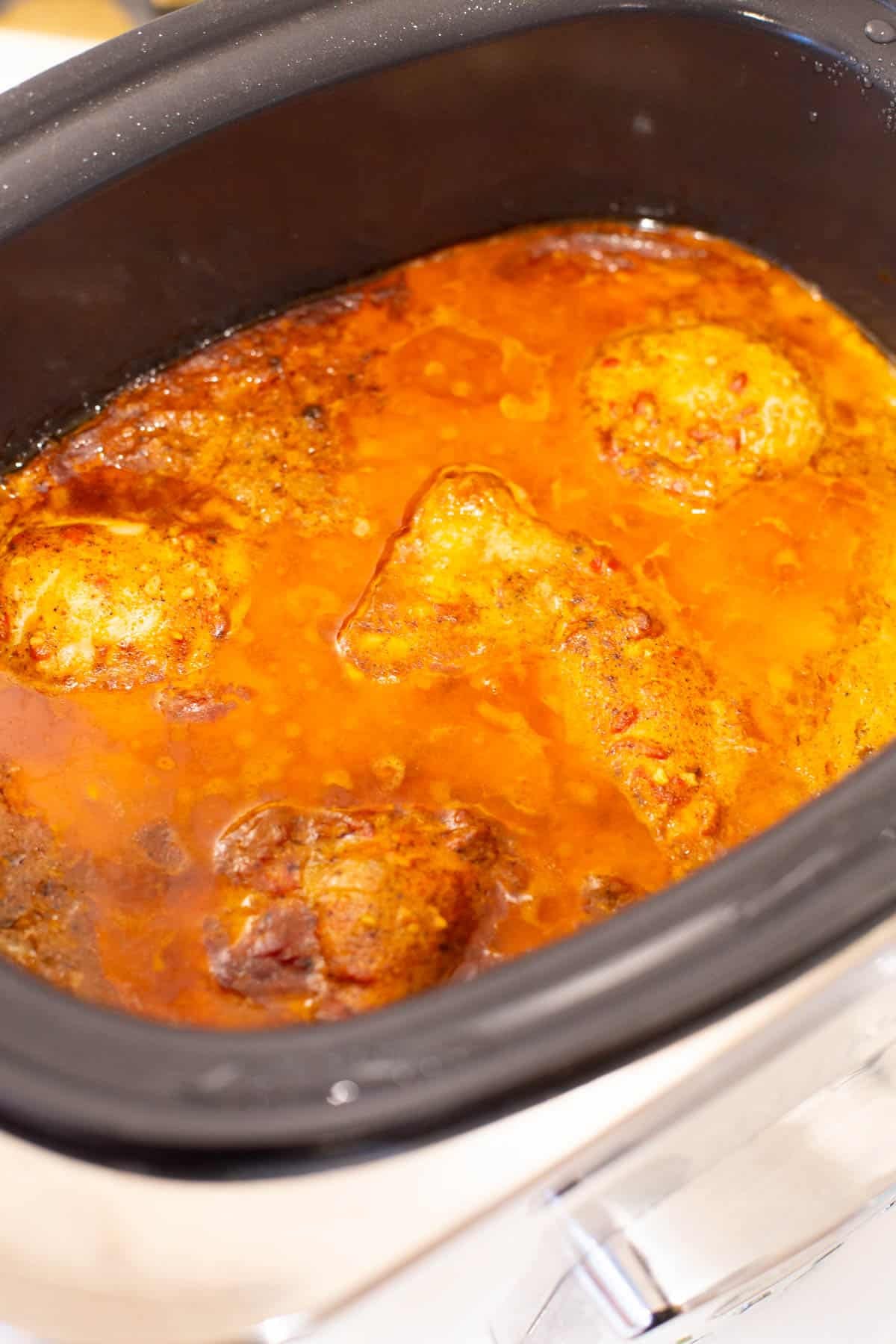 Slow Cooker Butter Chicken process photo