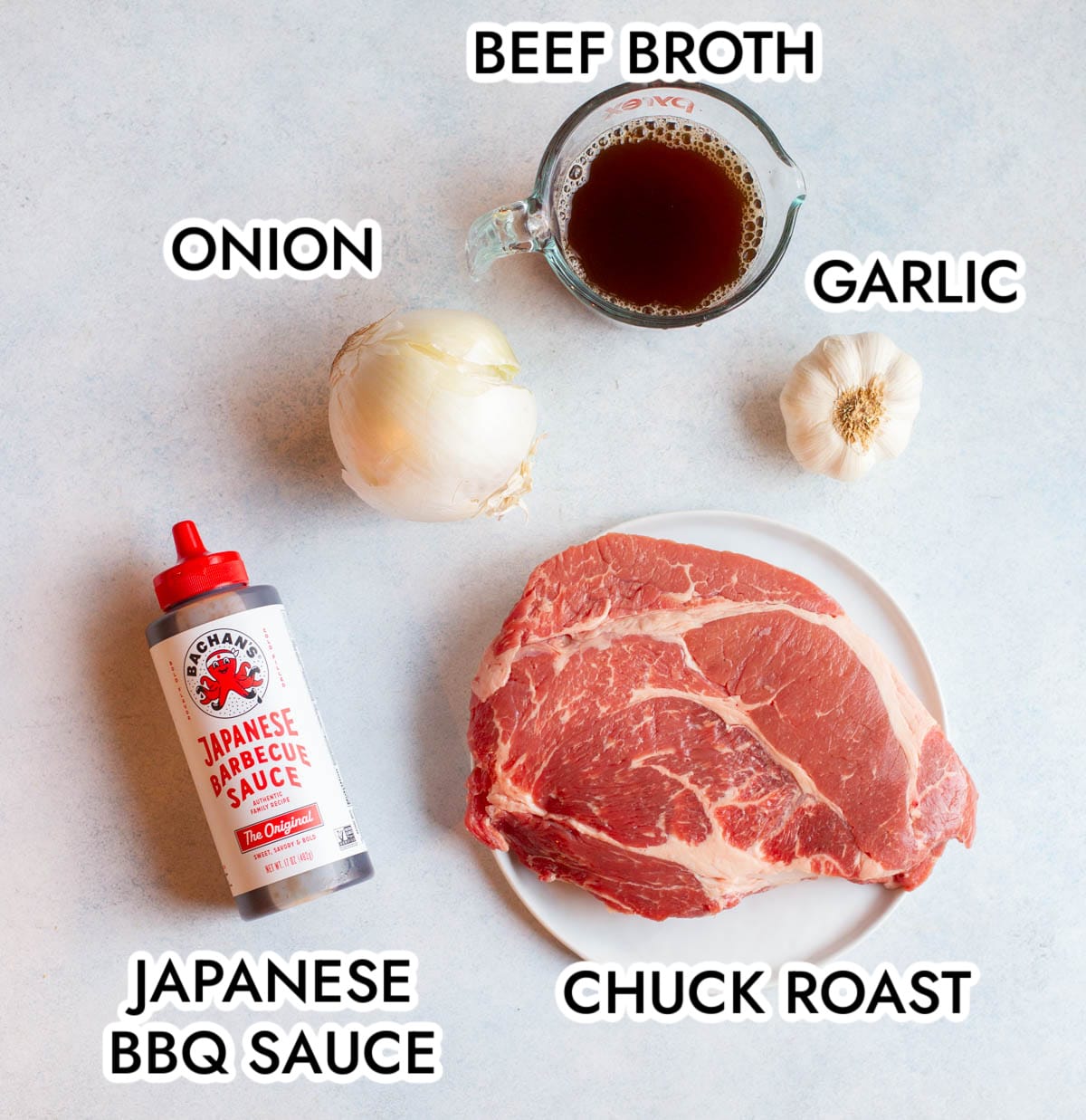 Ingredients in Slow Cooker Japanese BBQ Beef